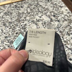 Ideology Charcoal Patterned Leggings